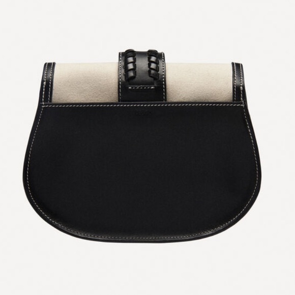 ba&sh Leather Linen Teddy Crossbody Bag - Picture 2 of 13